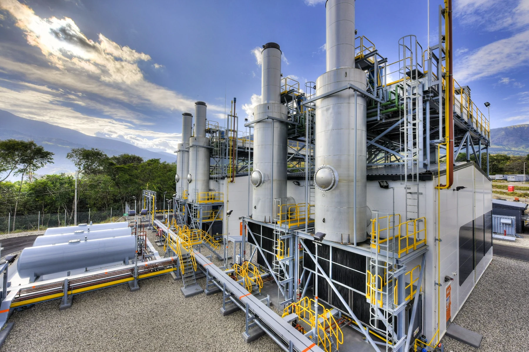 Central de generación a gas Termo Mechero Morro, Colombia